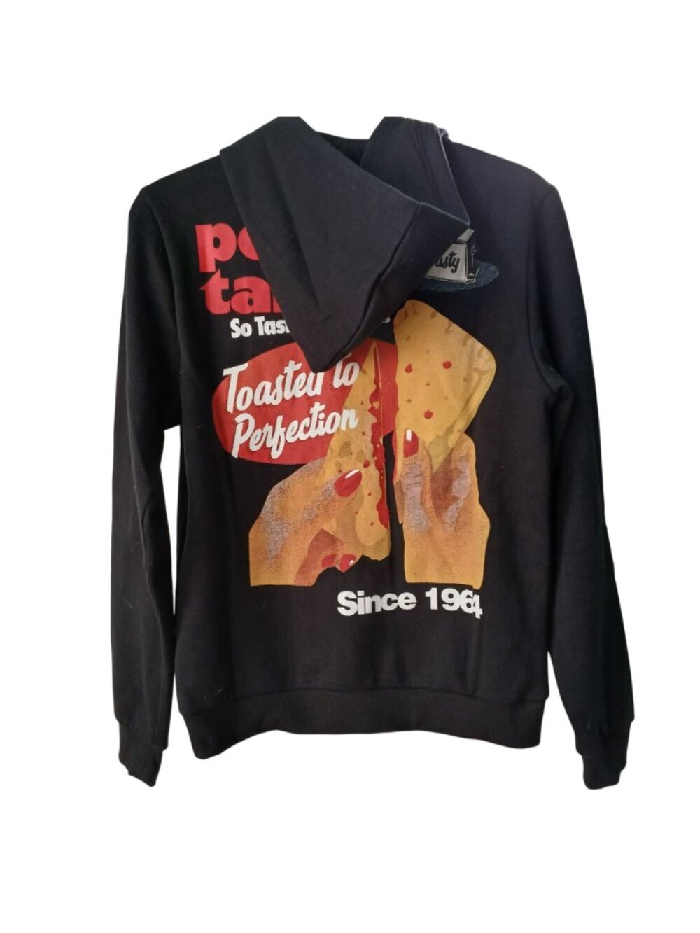 Pop-Tarts Black Hoodie M/M Retro Style Size Medium Unisex New #N-18 - Picture 2 of 7